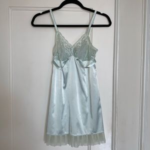 La Perla Mint Silk Slip